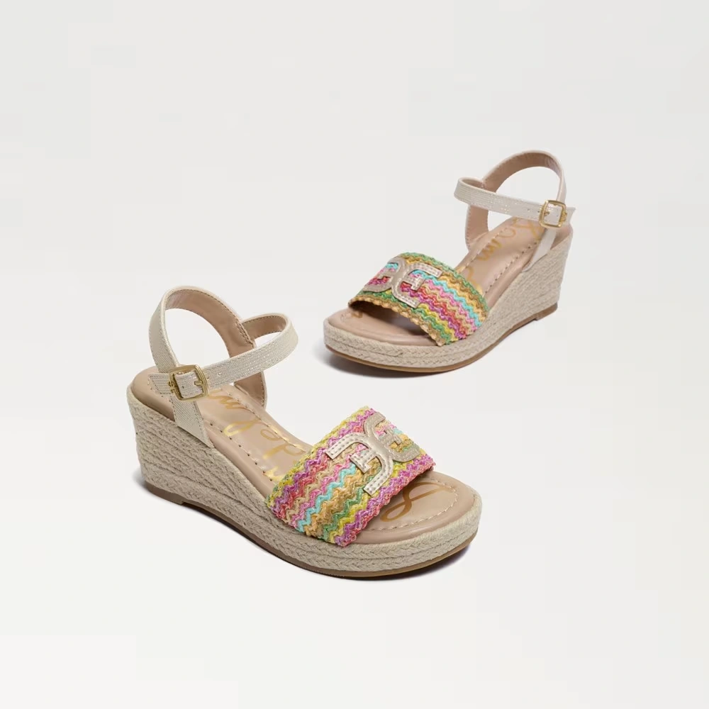 Kids' Lucia Band Espadrille Wedge Sandal
