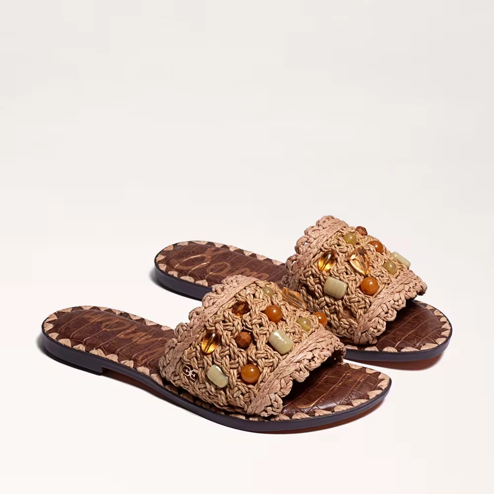 Graciela Beaded Slide Sandal