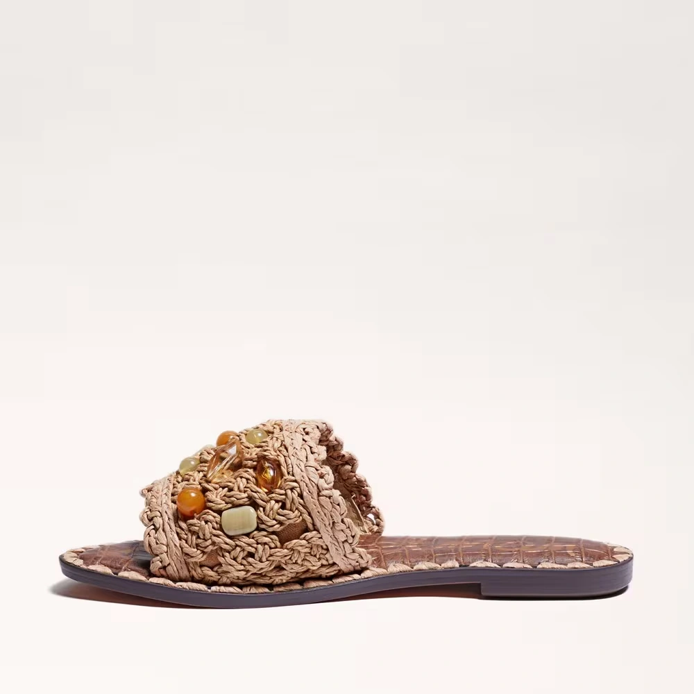 Graciela Beaded Slide Sandal 4 Graciela Beaded Slide Sandal