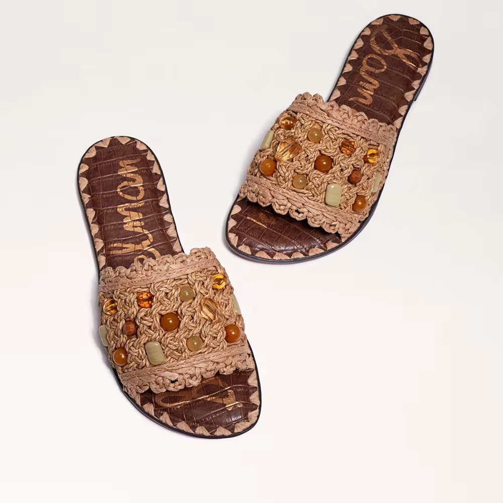 Graciela Beaded Slide Sandal 7 Graciela Beaded Slide Sandal