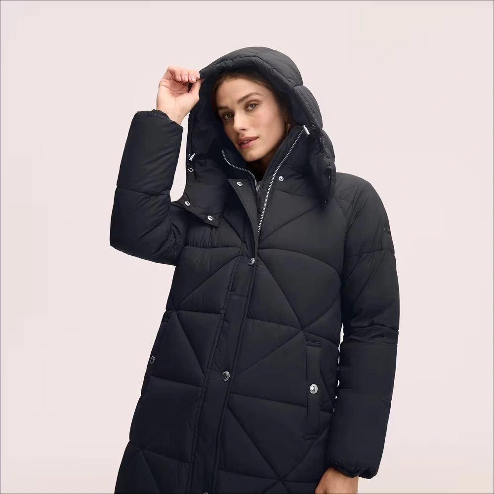 Mix Quilted Maxi Puffer