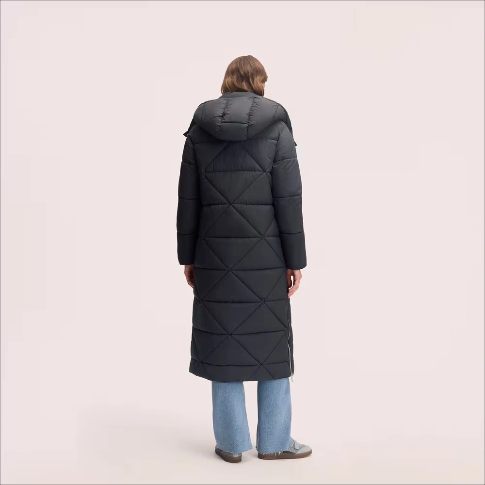 Mix Quilted Maxi Puffer