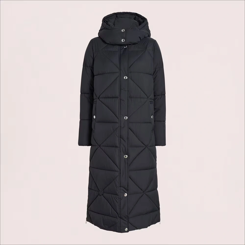 Mix Quilted Maxi Puffer