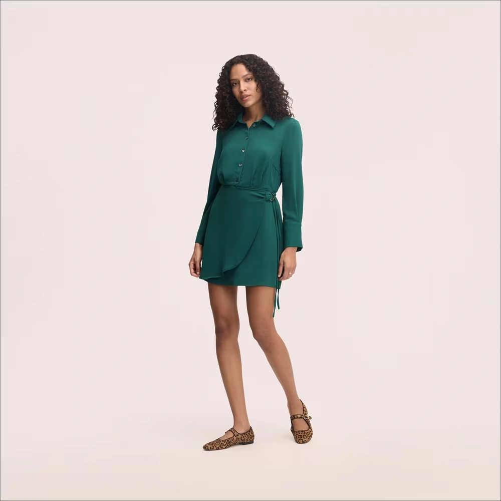 Sweater Shirt Mini Dress