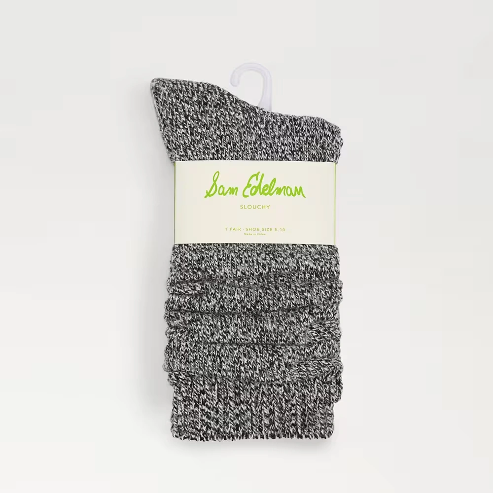 1 Pack Soft Marble Slouchy Sock