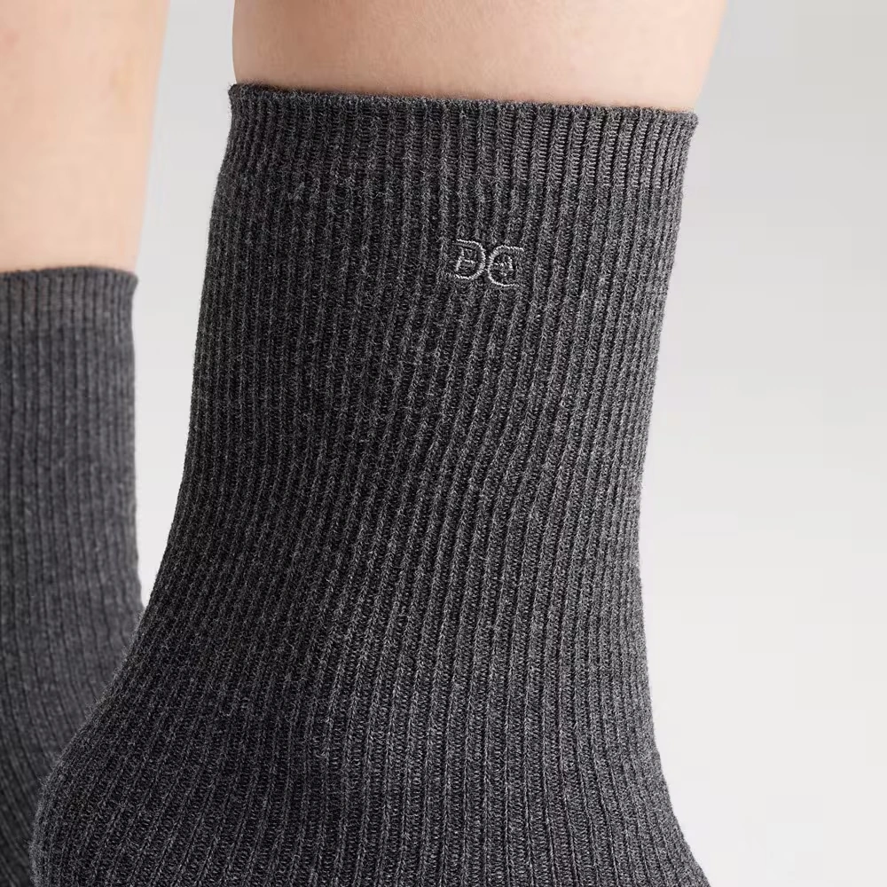 3 Pack Texture Cotton Crew