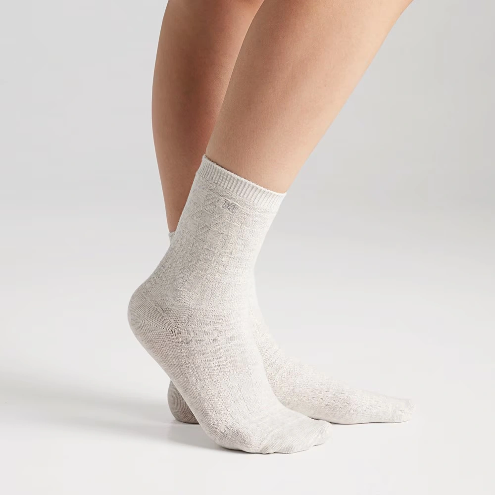 3 Pack Texture Cotton Crew