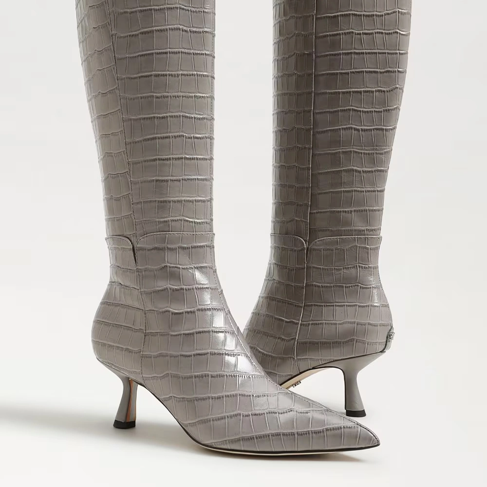 Taylin Wide Calf Pointed Toe Knee High Boot