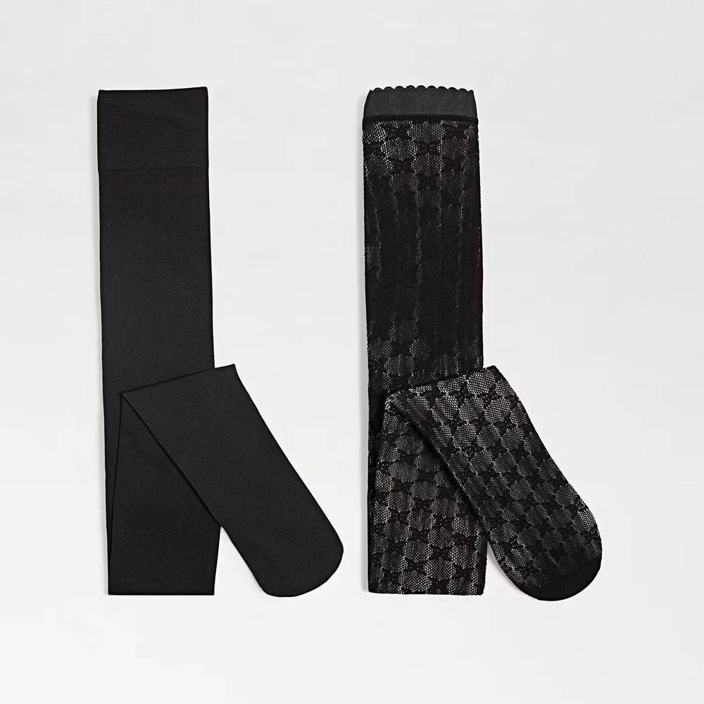 2 Pack Logo Microfabric Tights