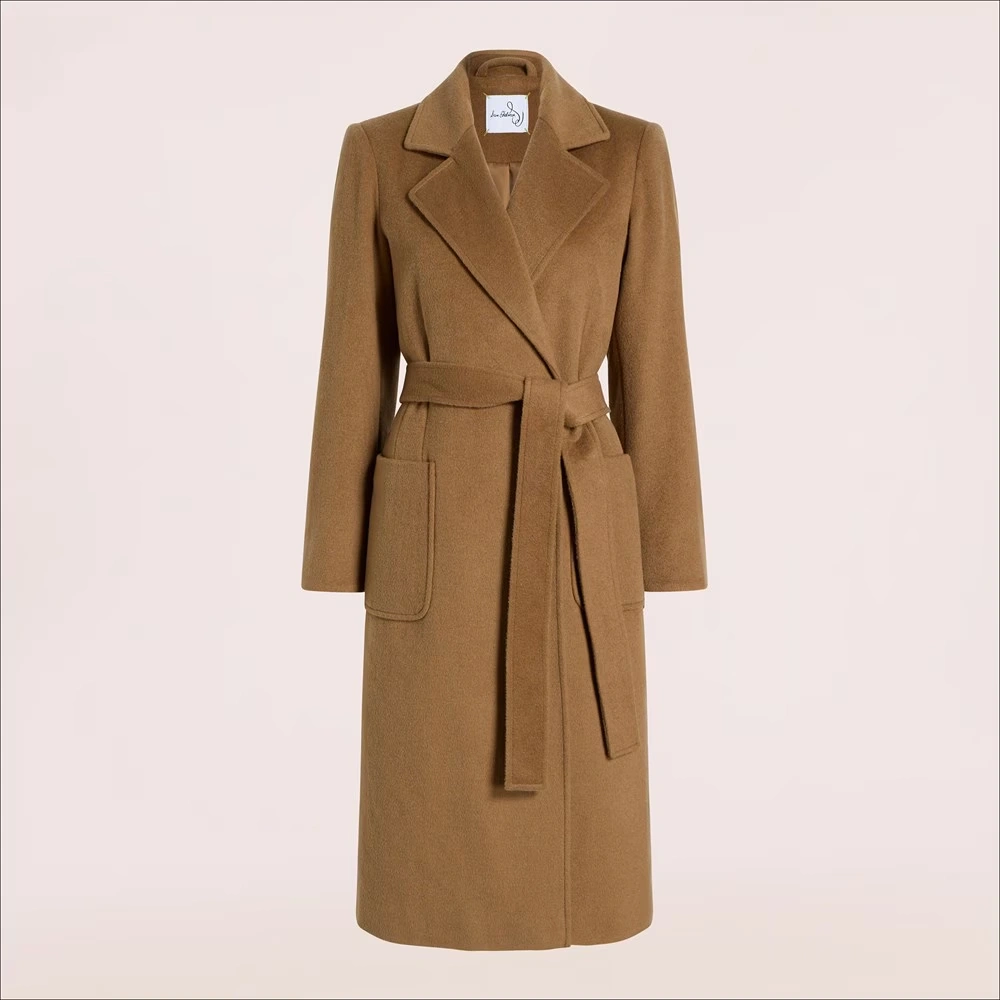 Wrap with Patch Pockets Coat 5 Wrap with Patch Pockets Coat