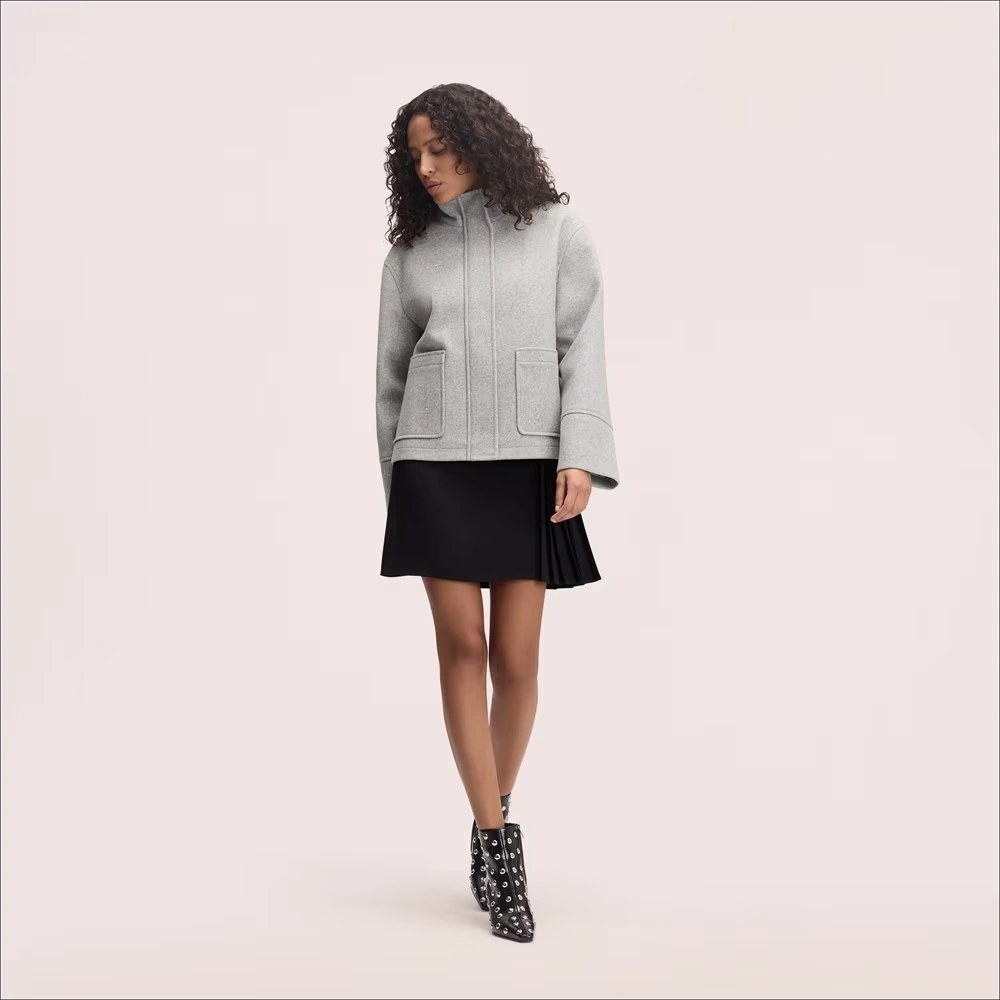 Zip Front Short Jacket