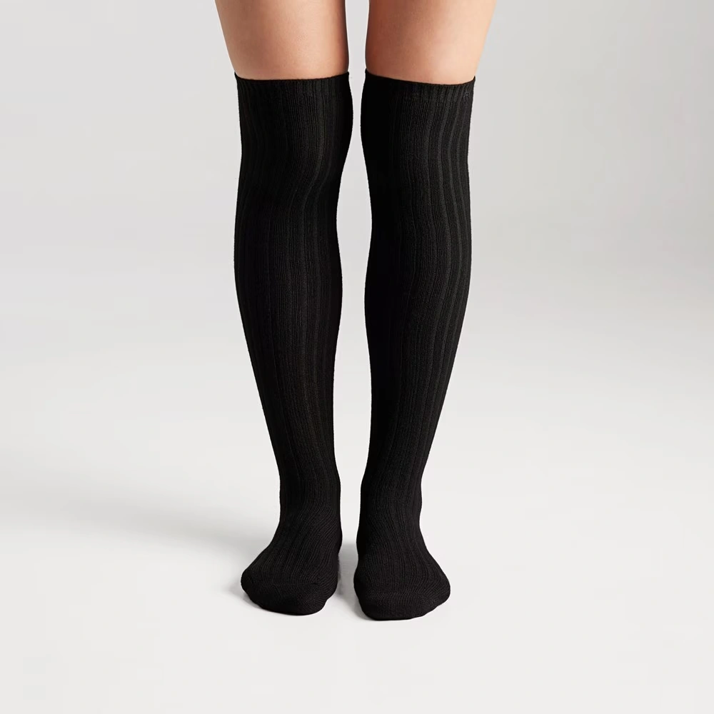 1 Pack Soft Rib Over the Knee Socks