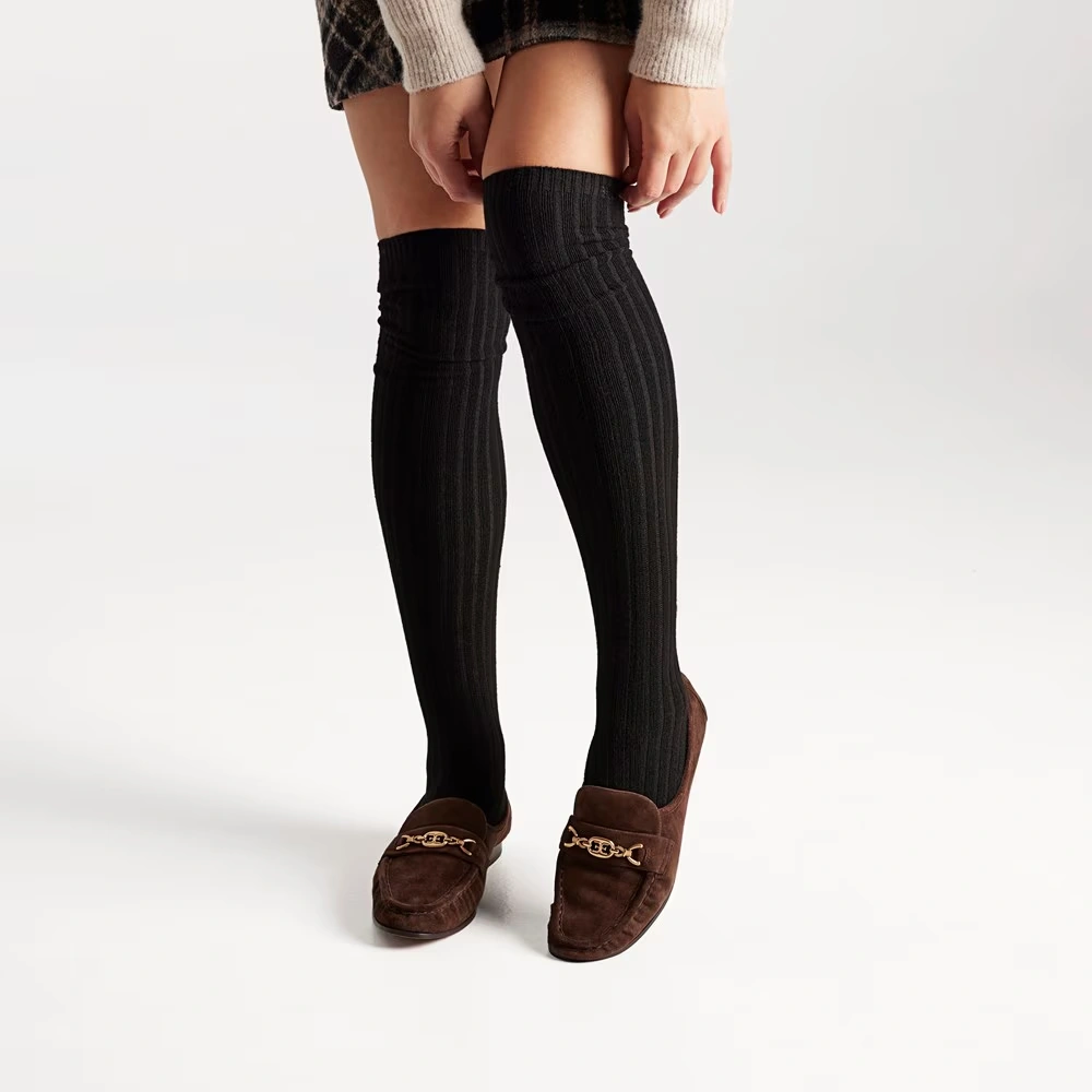 1 Pack Soft Rib Over the Knee Socks