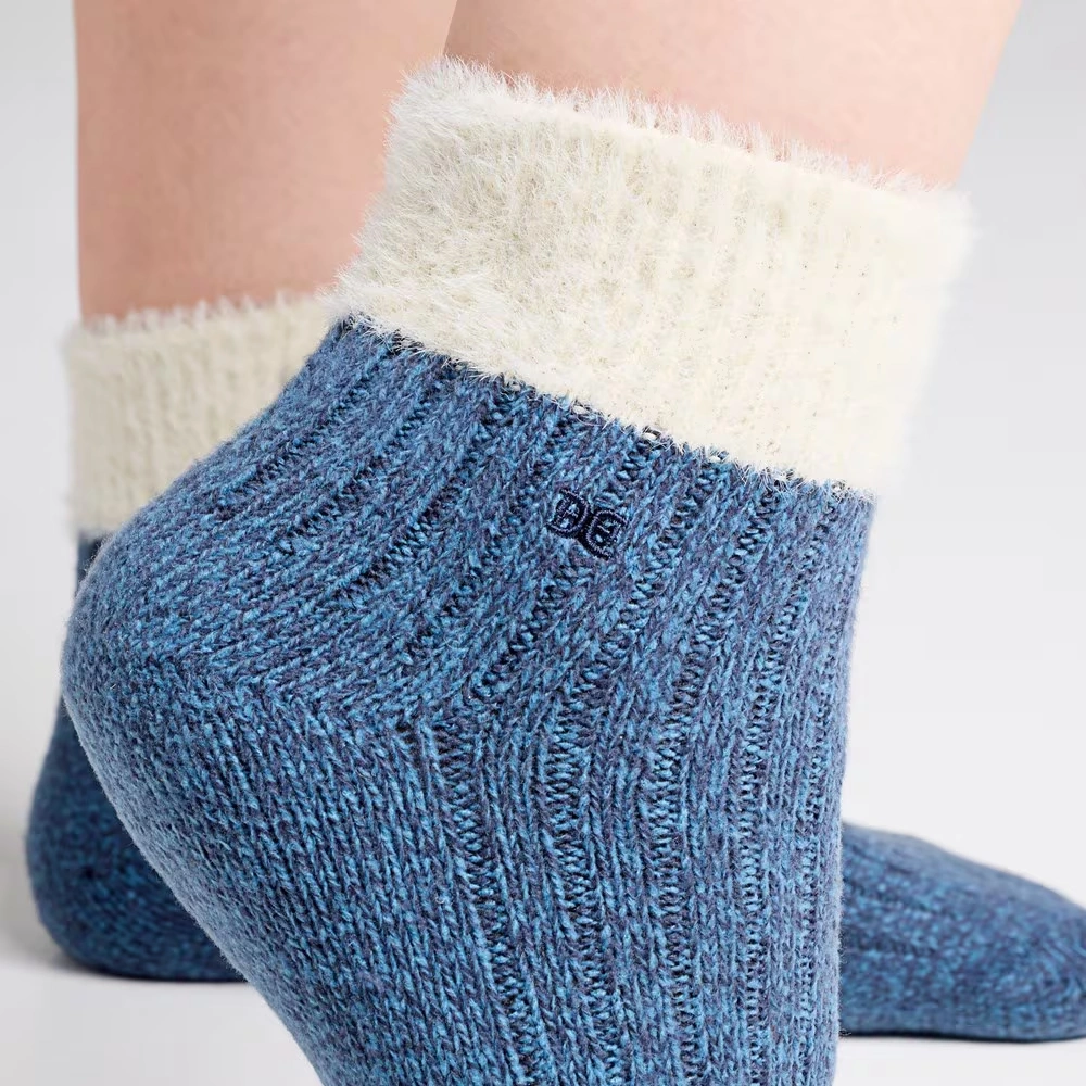 2 Pack Rib Soft Feather Cuff Midi Boot Sock 4 2 Pack Rib Soft Feather Cuff Midi Boot Sock