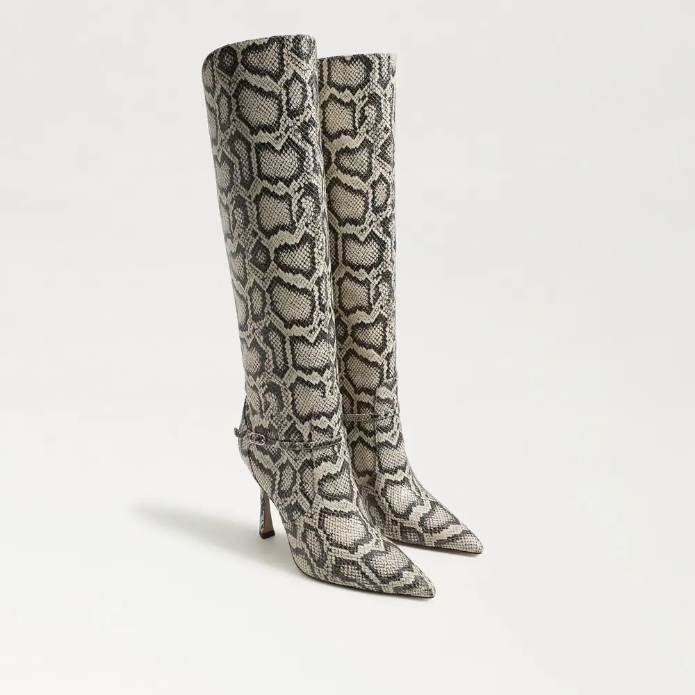 Elia Wide Calf Pointed Toe Knee High Boot