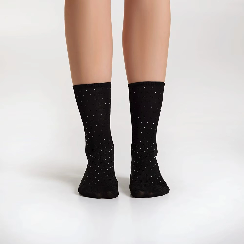 2 Pack Rayon Pin Dot Crew