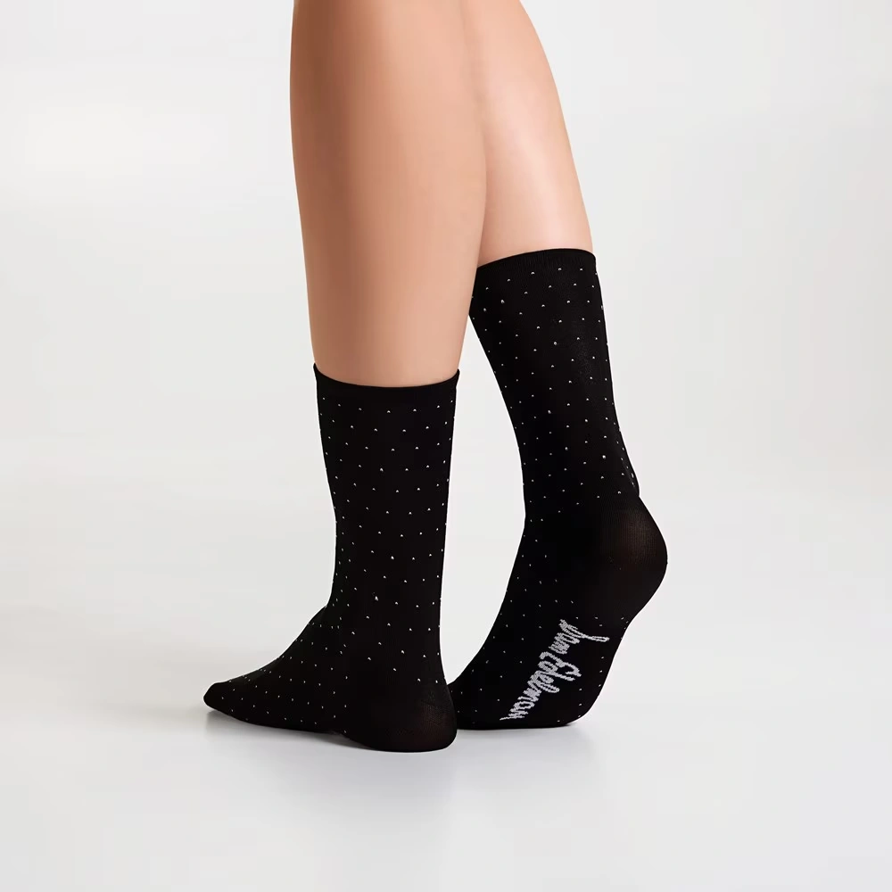 2 Pack Rayon Pin Dot Crew