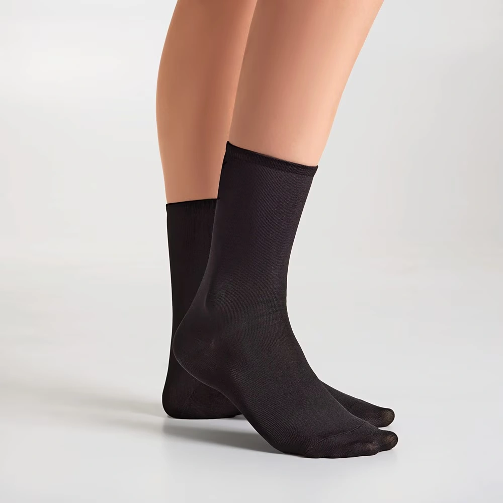 2 Pack Rayon Pin Dot Crew