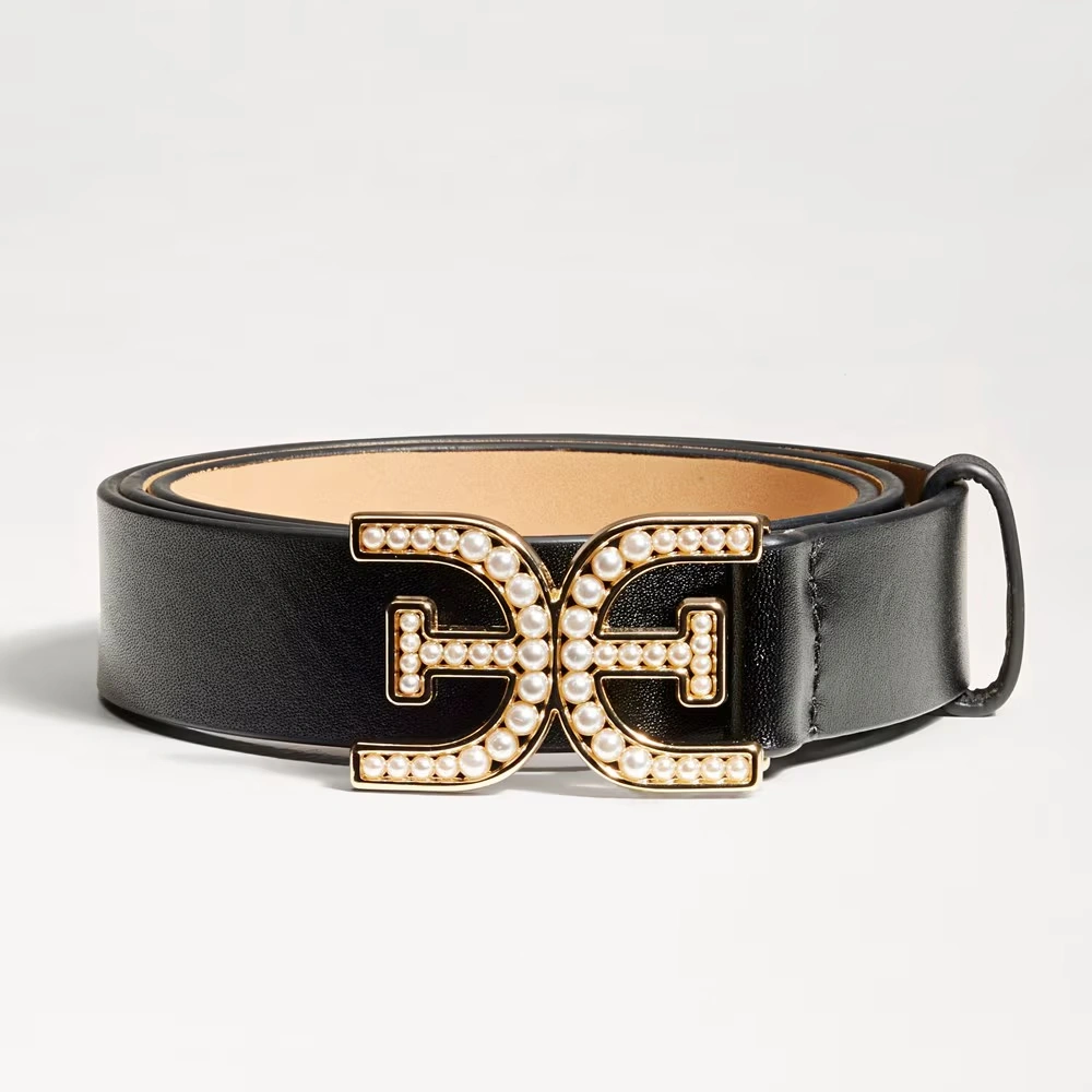 30MM Pearl Logo Belt