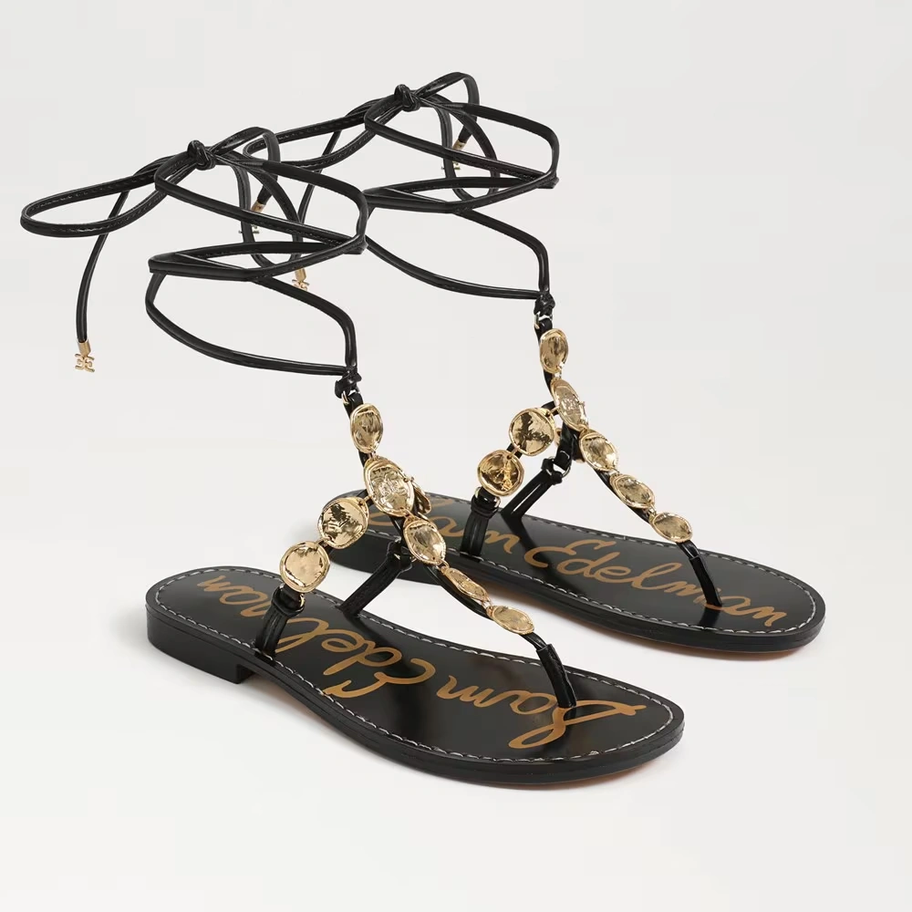 Deirdre Wrap Sandal