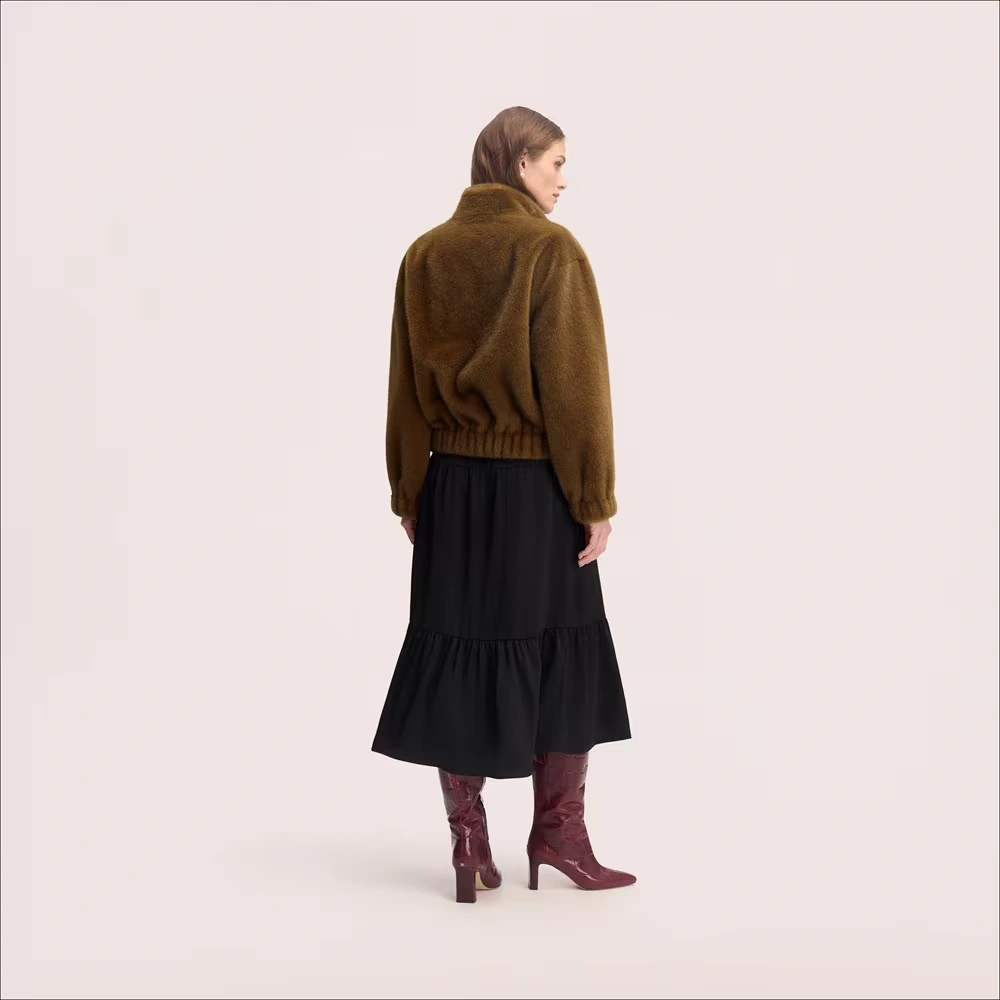 Faux Shearling Bomber Jacket 4 Faux Shearling Bomber Jacket