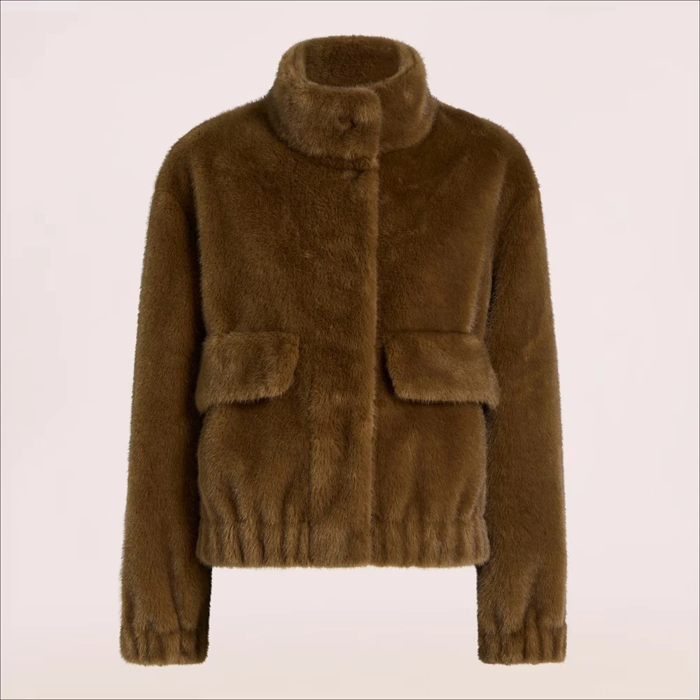 Faux Shearling Bomber Jacket 5 Faux Shearling Bomber Jacket